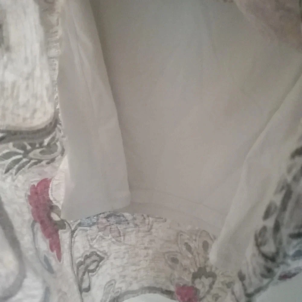 Miracle Body by Miracle Suit 3/4 Sleeve‎ Paisley Print Lightweight Blouse Small